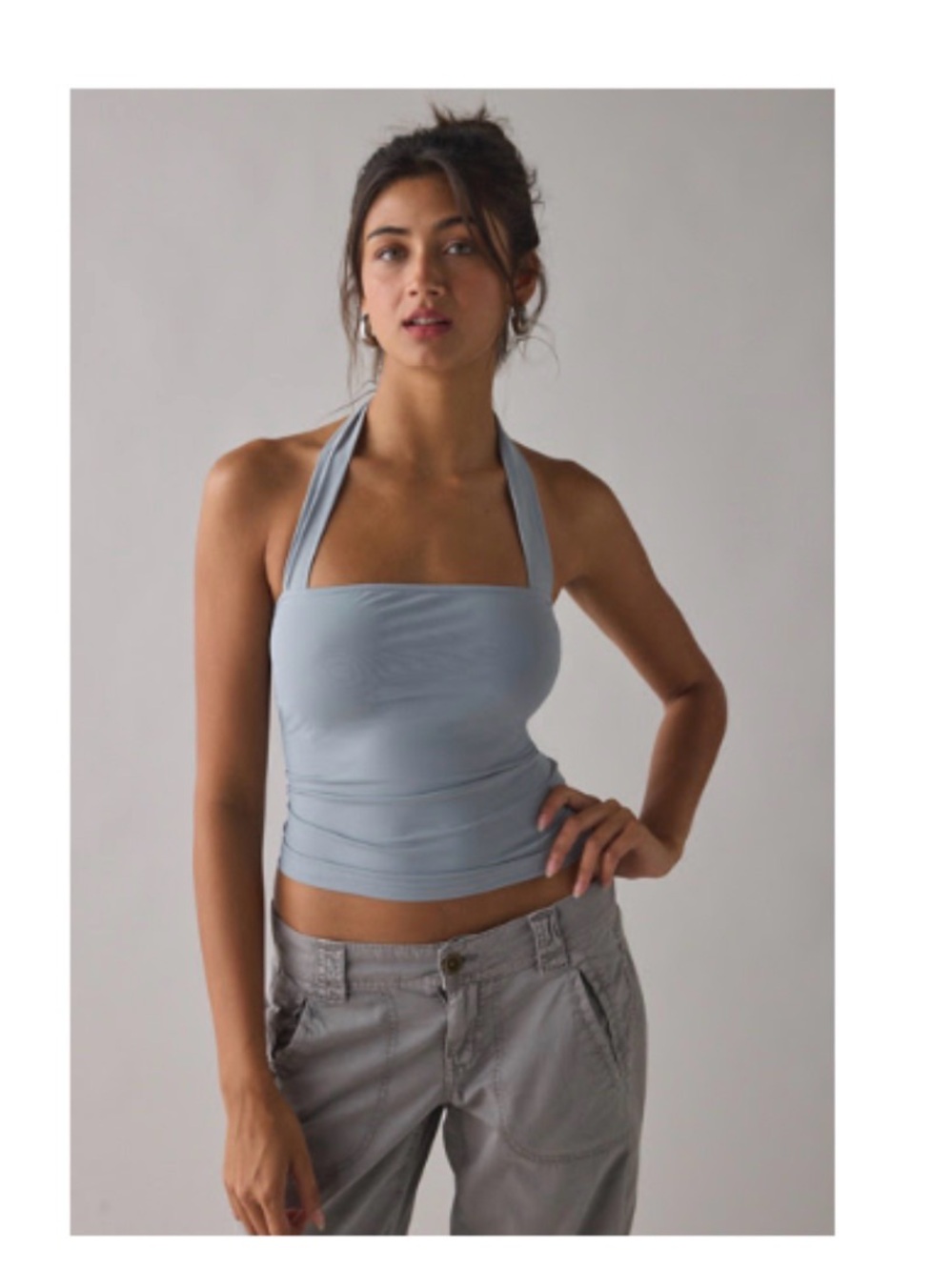 Lioness Light Blue Halter Camisole Top